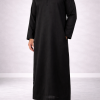 Emirati Qamis “Premium” Black by Djellaba Men
