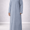 Emirati Qamis “Premium” Melange Blue by Djellaba Men